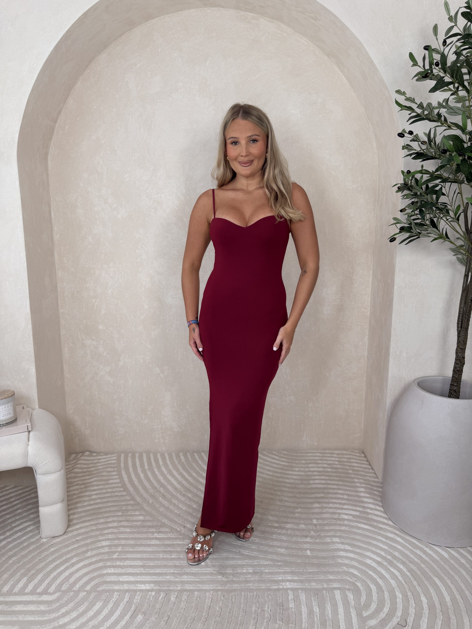Sukienka Ashley Bordo - obrazek 2