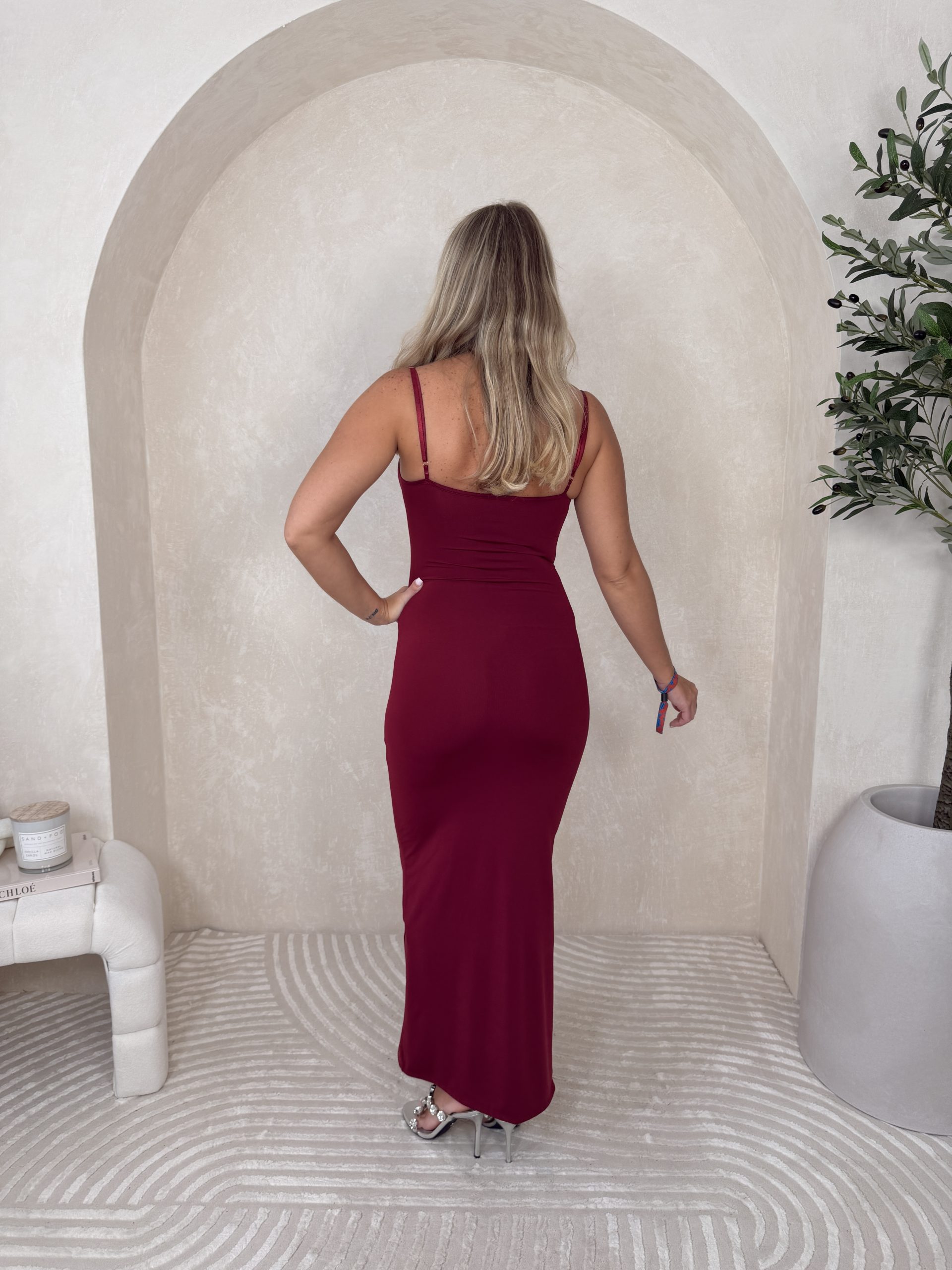 Sukienka Ashley Bordo - obrazek 4