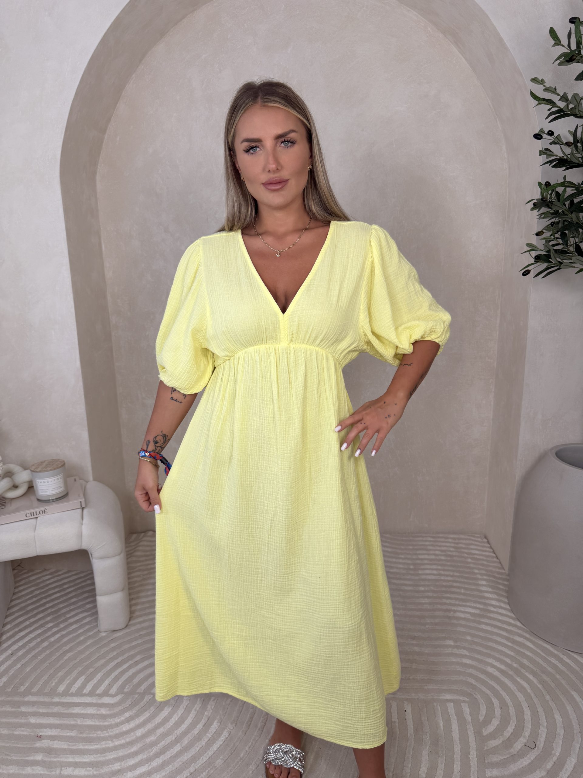 Sukienka Lomilo Yellow - obrazek 7