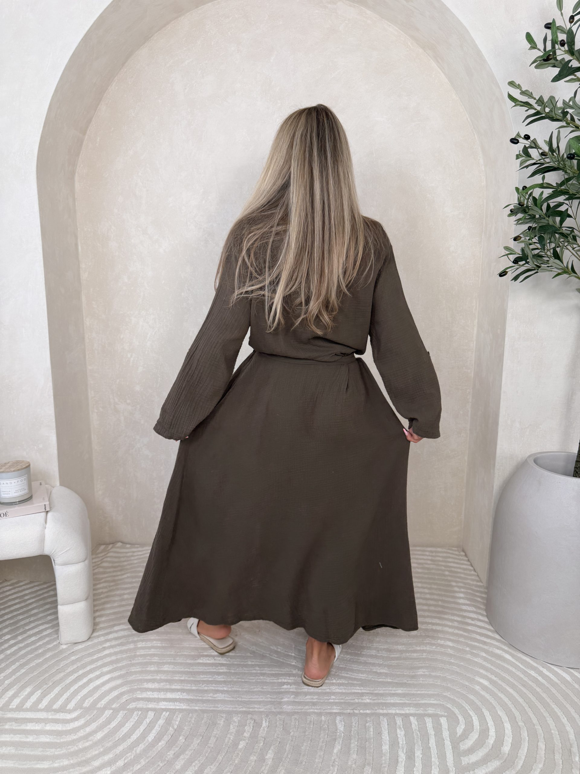 Sukienka Averly Brown - obrazek 4