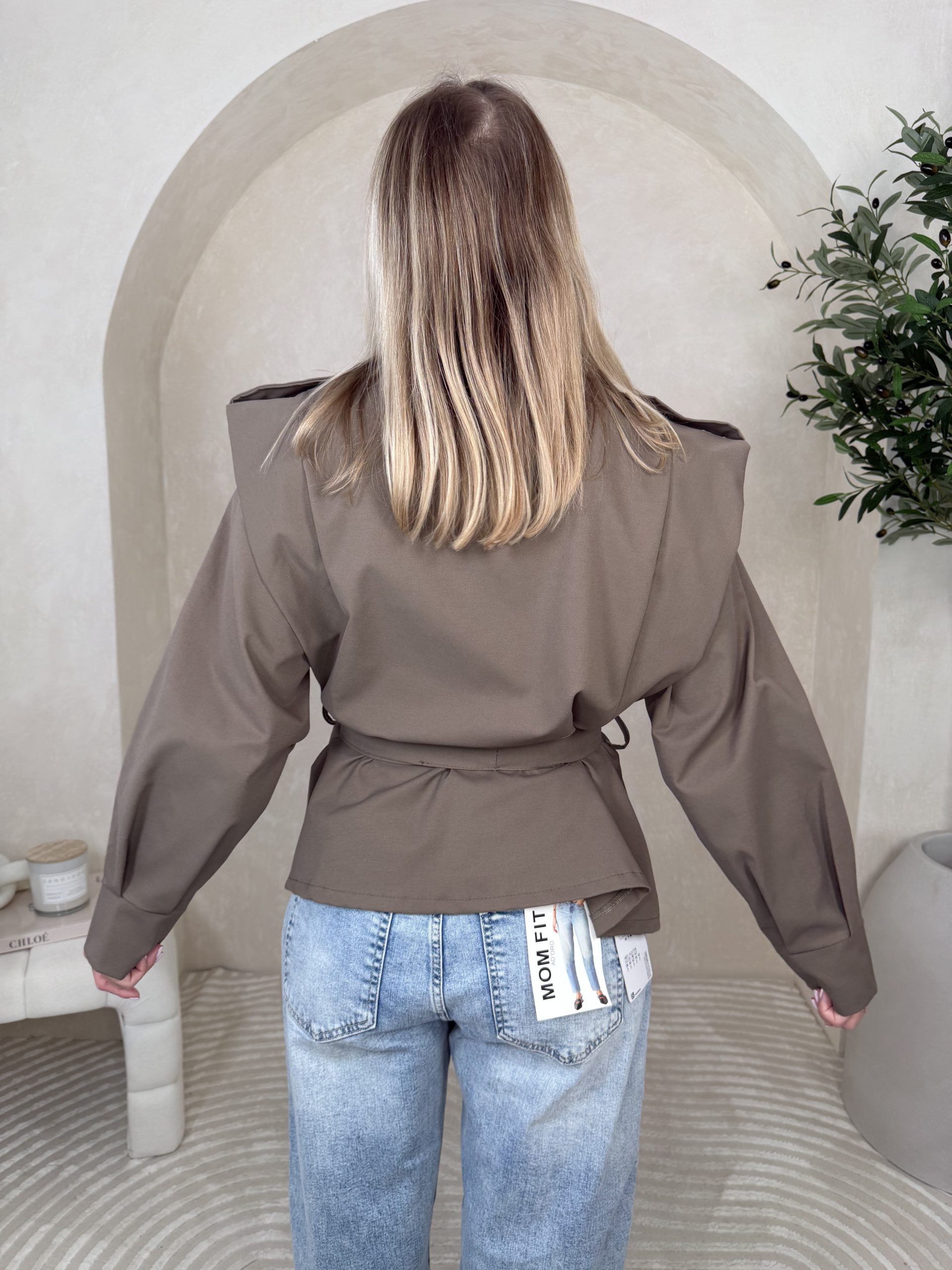 Kurtka Mubi Taupe - obrazek 4