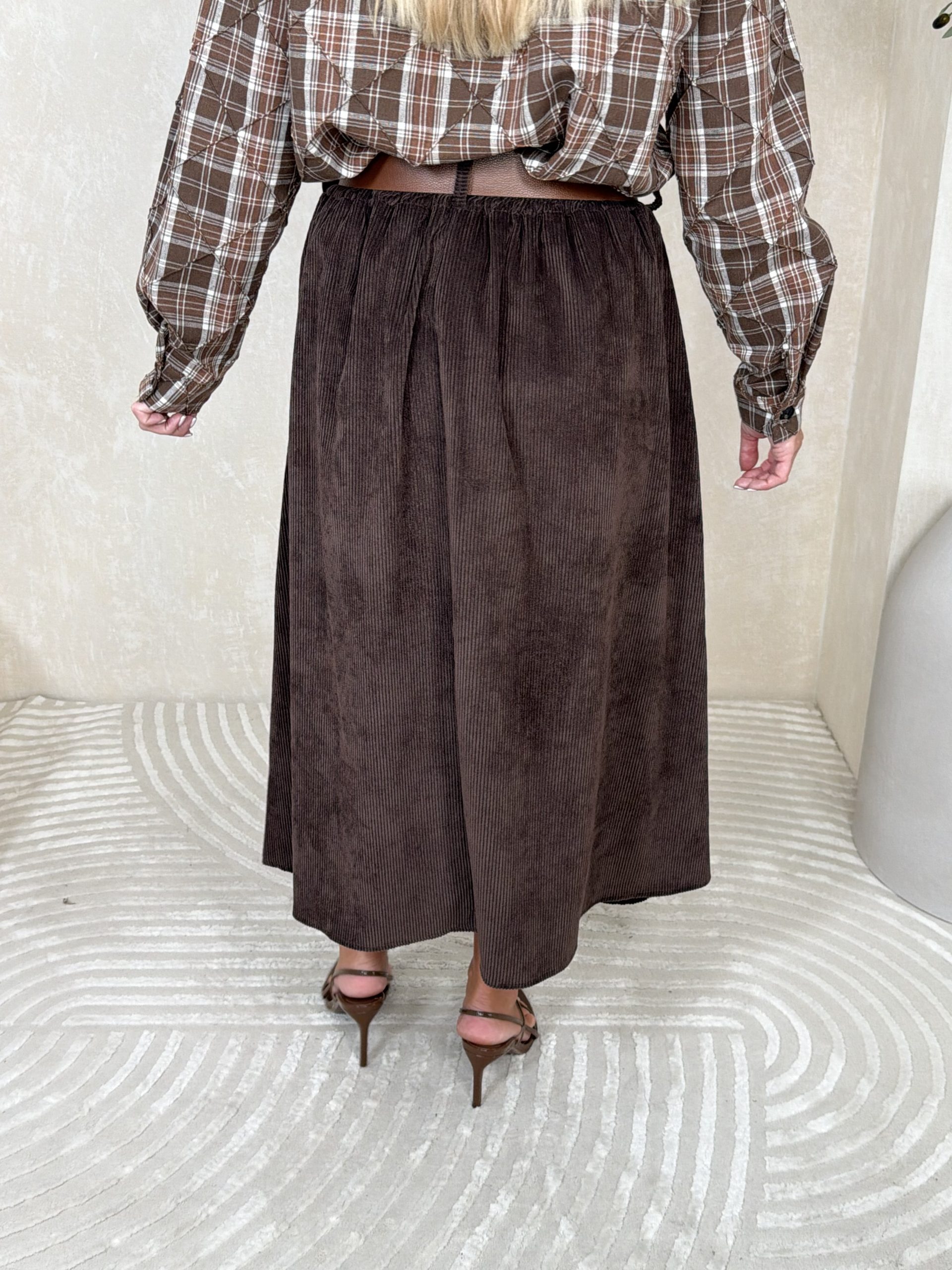 Spódnica Amara Brown - obrazek 3