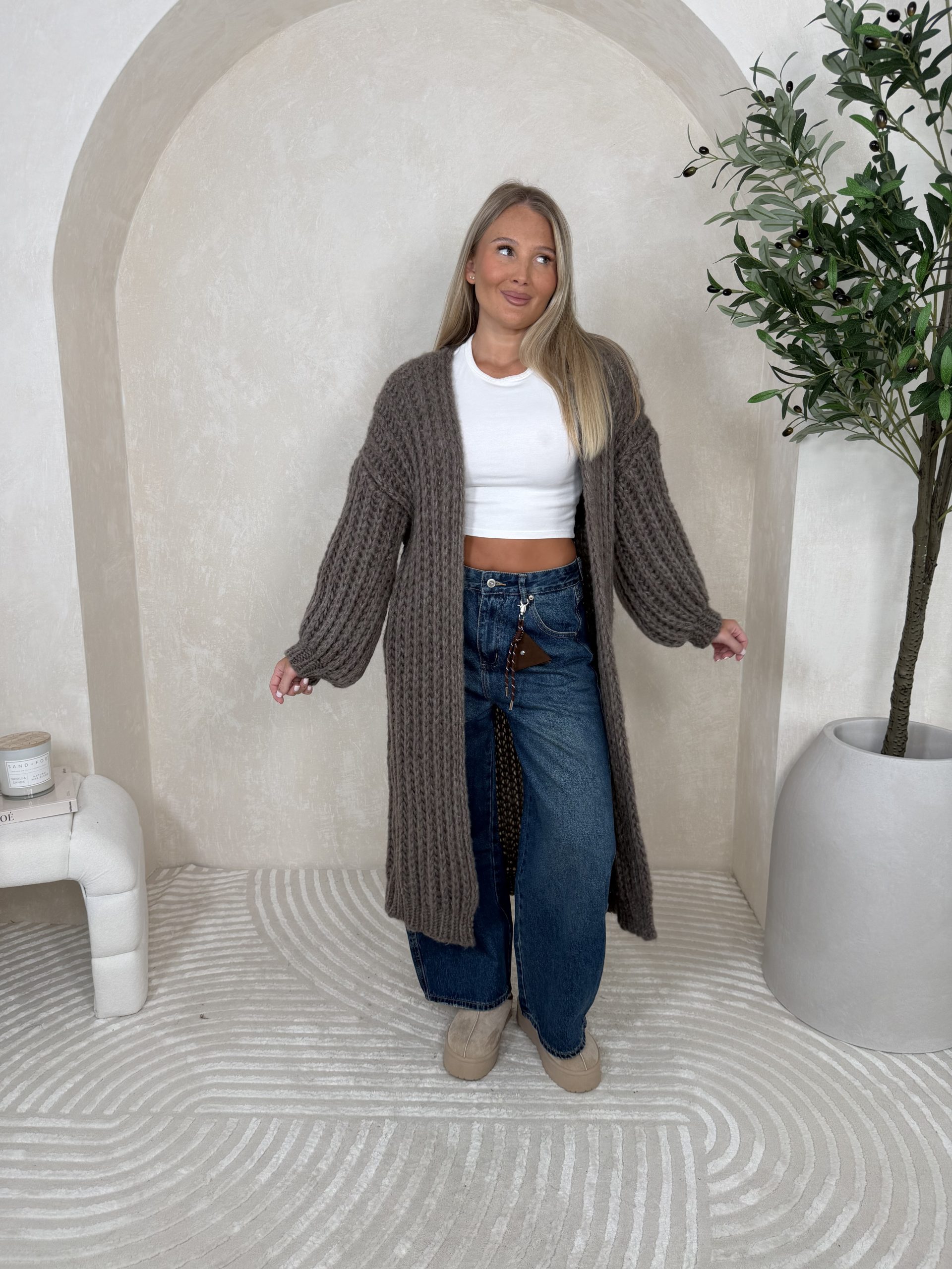 Sweter Nolino Taupe - obrazek 3