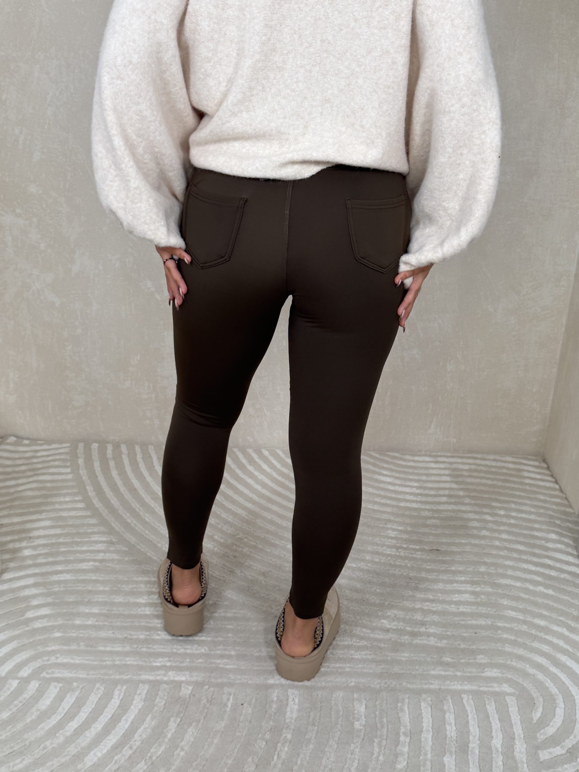 Leginsy Klaris Brown - obrazek 3