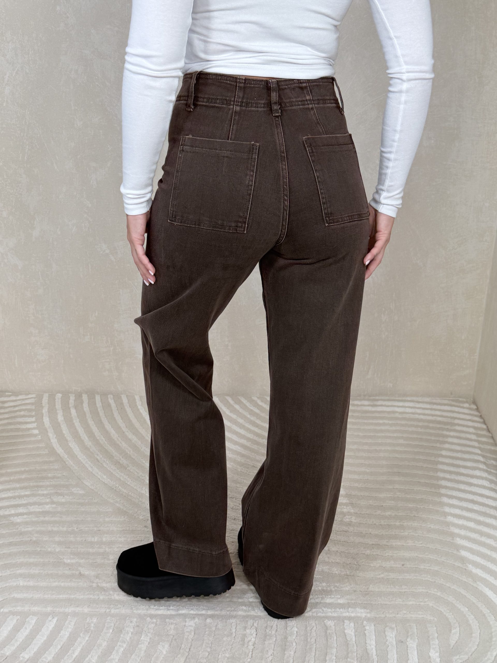 Spodnie Rino Brown Jeans - obrazek 4
